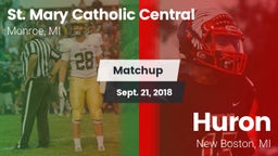 Matchup: St. Mary Catholic Ce vs. Huron  2018
