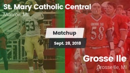 Matchup: St. Mary Catholic Ce vs. Grosse Ile  2018