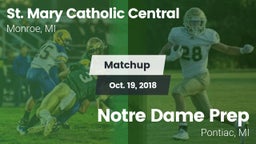 Matchup: St. Mary Catholic Ce vs. Notre Dame Prep  2018