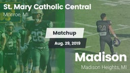 Matchup: St. Mary Catholic Ce vs. Madison 2019