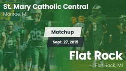 Matchup: St. Mary Catholic Ce vs. Flat Rock  2019