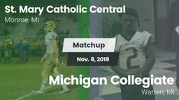 Matchup: St. Mary Catholic Ce vs. Michigan Collegiate 2019