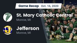 Recap: St. Mary Catholic Central  vs. Jefferson  2020
