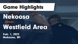 Nekoosa  vs Westfield Area  Game Highlights - Feb. 1, 2022