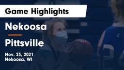Nekoosa  vs Pittsville  Game Highlights - Nov. 23, 2021