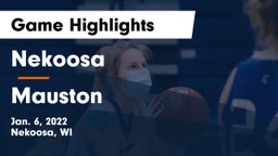 Nekoosa  vs Mauston  Game Highlights - Jan. 6, 2022