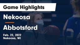 Nekoosa  vs Abbotsford  Game Highlights - Feb. 22, 2022