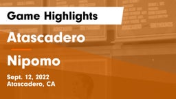 Atascadero  vs Nipomo Game Highlights - Sept. 12, 2022