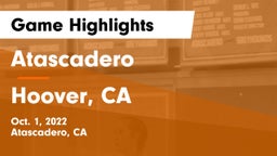 Atascadero  vs Hoover, CA Game Highlights - Oct. 1, 2022