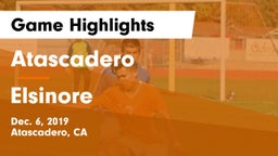 Atascadero  vs Elsinore Game Highlights - Dec. 6, 2019