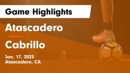Atascadero  vs Cabrillo  Game Highlights - Jan. 17, 2023