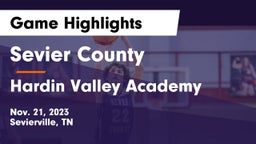 Sevier County  vs Hardin Valley Academy Game Highlights - Nov. 21, 2023