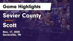 Sevier County  vs Scott  Game Highlights - Nov. 17, 2020
