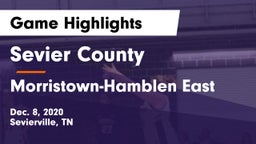 Sevier County  vs Morristown-Hamblen East  Game Highlights - Dec. 8, 2020