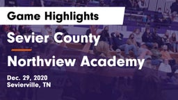 Sevier County  vs Northview Academy Game Highlights - Dec. 29, 2020