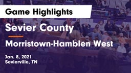 Sevier County  vs Morristown-Hamblen West  Game Highlights - Jan. 8, 2021