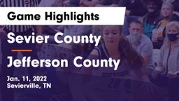 Sevier County  vs Jefferson County  Game Highlights - Jan. 11, 2022