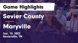 Sevier County  vs Maryville  Game Highlights - Jan. 13, 2022