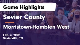 Sevier County  vs Morristown-Hamblen West  Game Highlights - Feb. 4, 2022