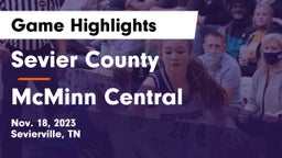 Sevier County  vs McMinn Central  Game Highlights - Nov. 18, 2023