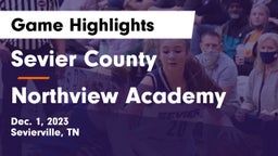 Sevier County  vs Northview Academy Game Highlights - Dec. 1, 2023