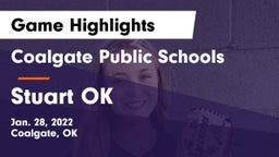 Coalgate Public Schools vs Stuart  OK Game Highlights - Jan. 28, 2022