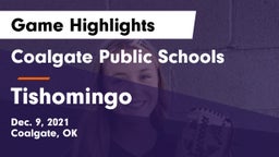 Coalgate Public Schools vs Tishomingo  Game Highlights - Dec. 9, 2021