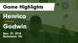 Henrico  vs Godwin  Game Highlights - Nov. 27, 2018