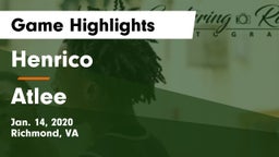 Henrico  vs Atlee  Game Highlights - Jan. 14, 2020