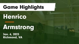 Henrico  vs Armstrong  Game Highlights - Jan. 6, 2023