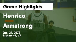 Henrico  vs Armstrong  Game Highlights - Jan. 27, 2023