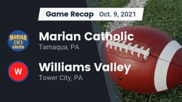 Recap: Marian Catholic  vs. Williams Valley  2021