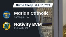 Recap: Marian Catholic  vs. Nativity BVM  2021