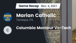 Recap: Marian Catholic  vs. Columbia Montour Vo-Tech 2021