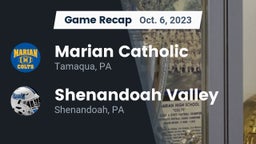 Recap: Marian Catholic  vs. Shenandoah Valley  2023