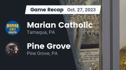Recap: Marian Catholic  vs. Pine Grove  2023