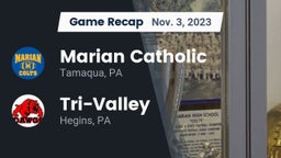 Recap: Marian Catholic  vs. Tri-Valley  2023