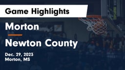 Morton  vs Newton County  Game Highlights - Dec. 29, 2023