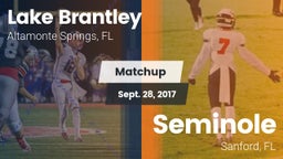 Matchup: Lake Brantley vs. Seminole  2017