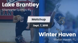 Matchup: Lake Brantley vs. Winter Haven  2018