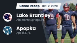 Recap: Lake Brantley  vs. Apopka  2020