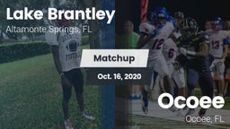 Matchup: Lake Brantley vs. Ocoee  2020