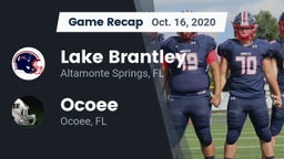 Recap: Lake Brantley  vs. Ocoee  2020