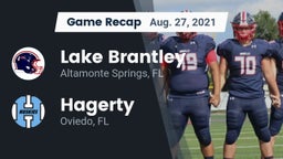 Recap: Lake Brantley  vs. Hagerty  2021