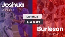 Matchup: Joshua vs. Burleson  2018