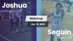 Matchup: Joshua vs. Seguin  2018