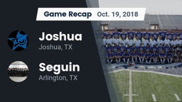 Recap: Joshua  vs. Seguin  2018