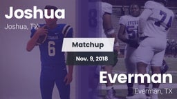 Matchup: Joshua vs. Everman  2018