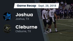 Recap: Joshua  vs. Cleburne  2018