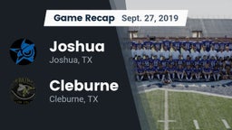 Recap: Joshua  vs. Cleburne  2019